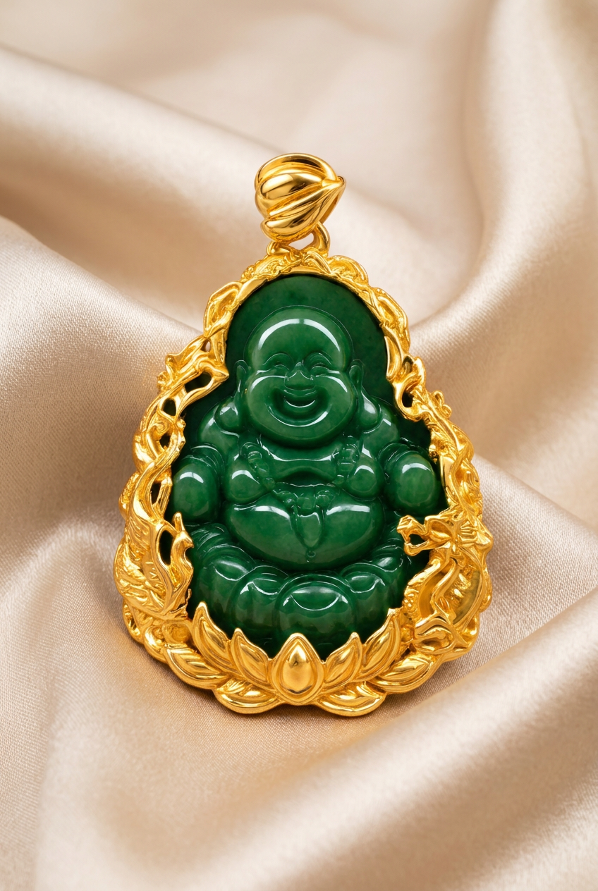 Jade Laughing Buddha