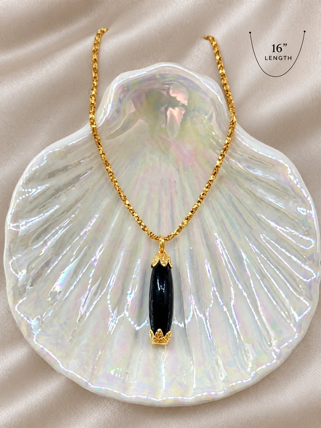 Black Pearl Necklace