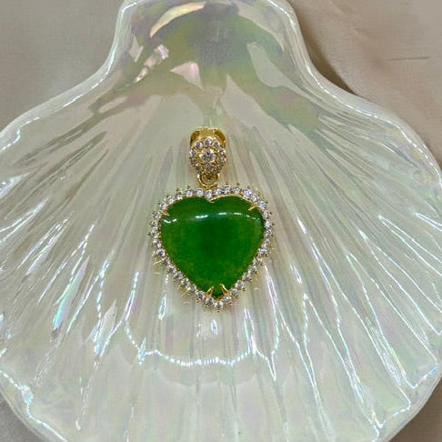 Jade Heart Shape Pendant