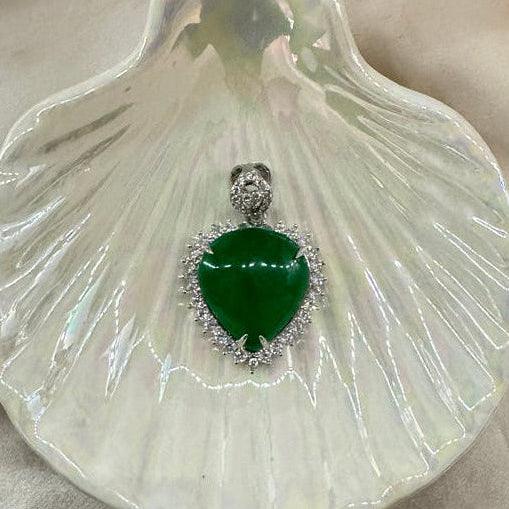 Jade Heart Shape Pendant