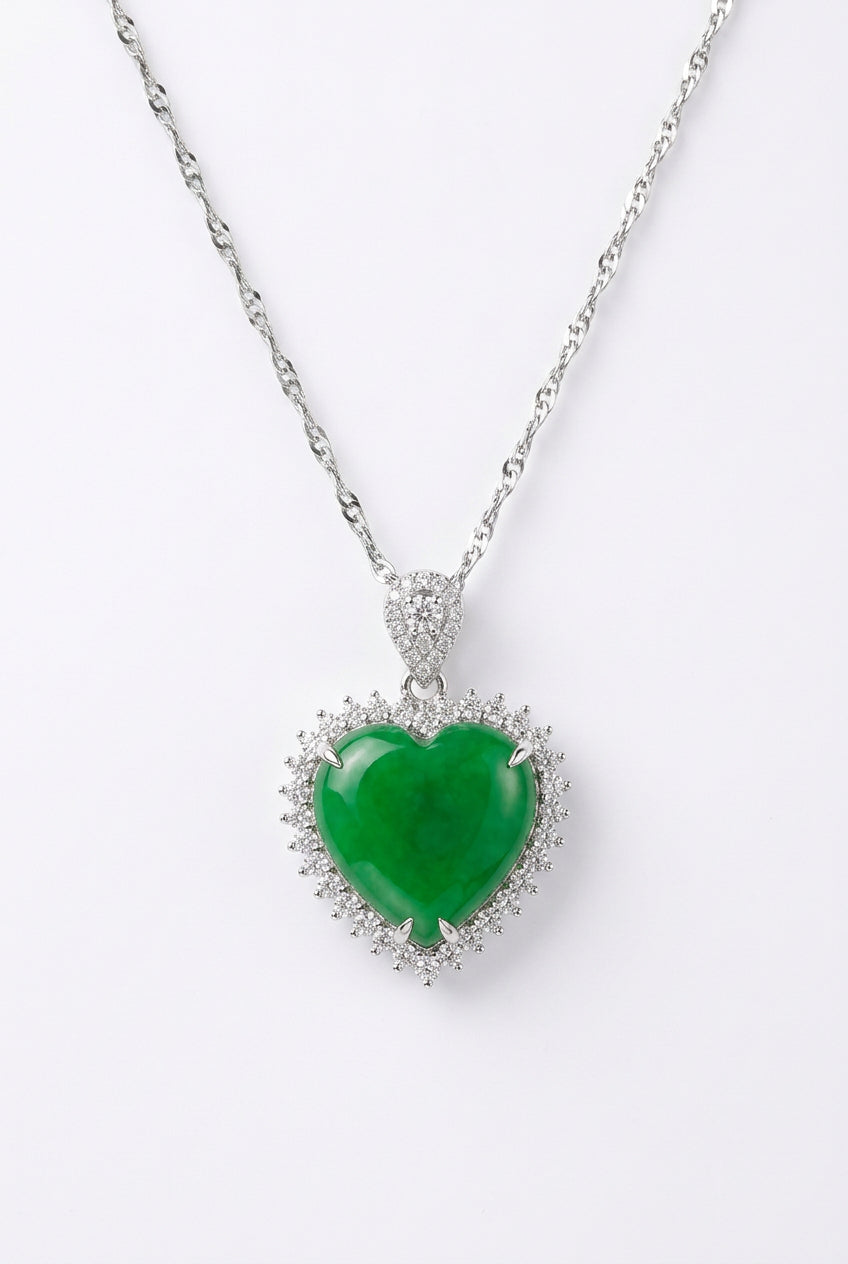 Jade Heart Shape Pendant
